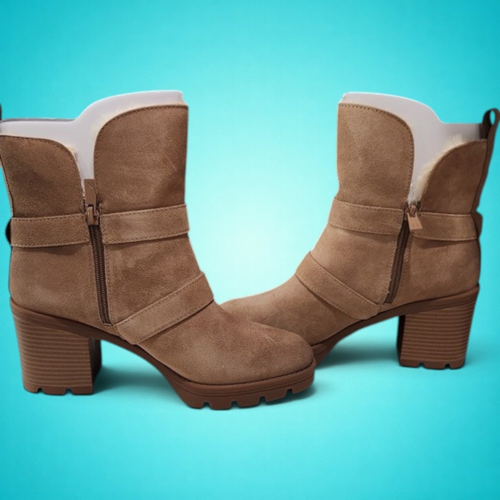 New Women's Naturalizer‎ Verney Moto Brown Boots, Size 8½ Wide. Retails for $195